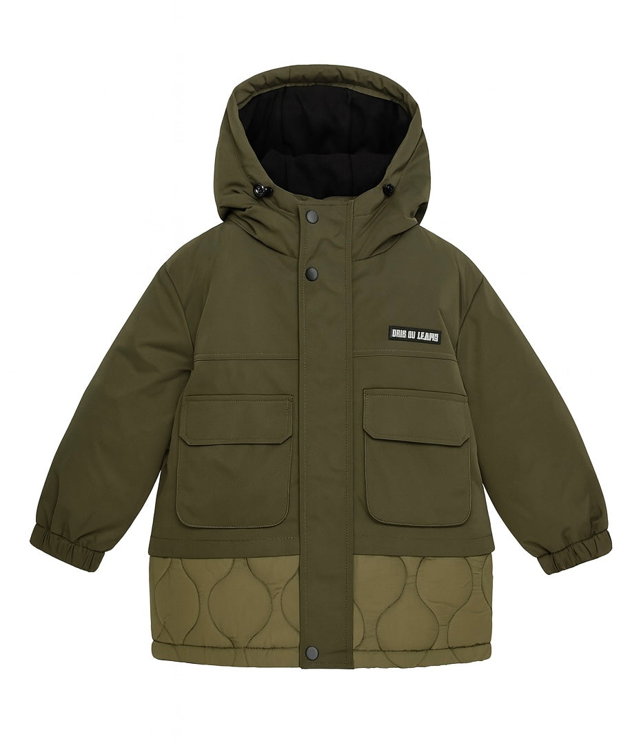 Olive Green Hooded Parka