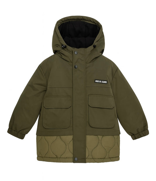 Olive Green Hooded Parka