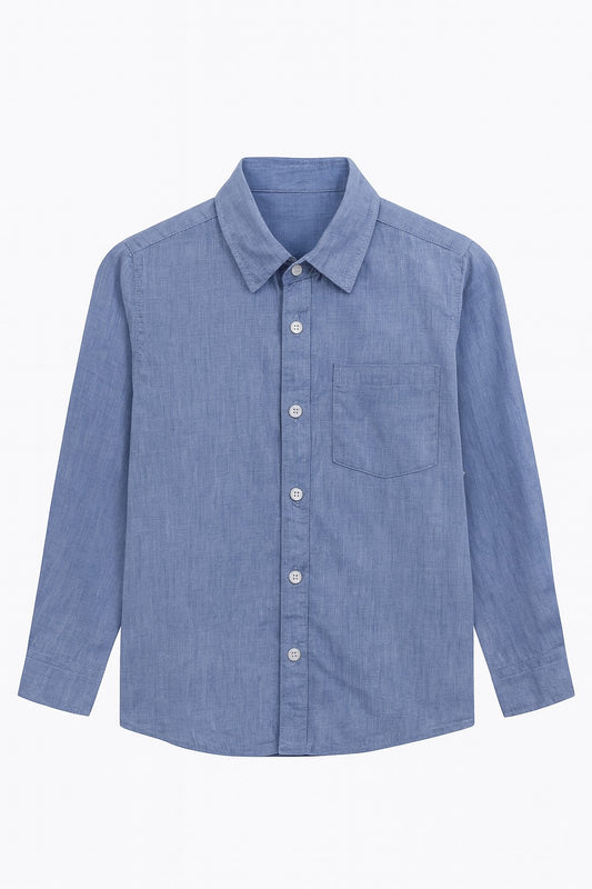 Classic Light Blue Chambray Shirt