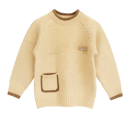 Classic Beige Knit Sweater