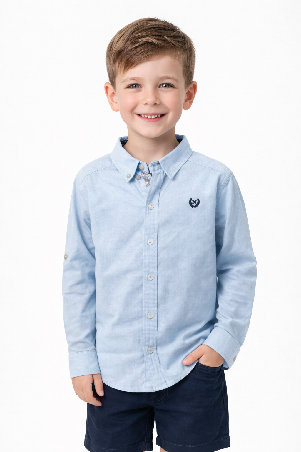 Classic Light Blue Button-Down Shirt