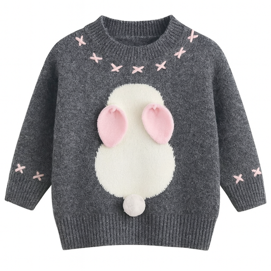 Bunny Sweater With Pink Ears