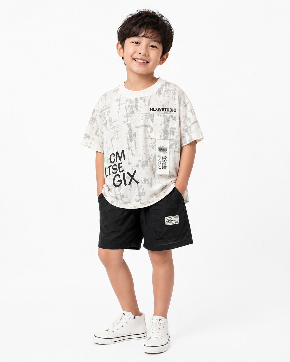 Urban Cool Graphic Tee & Shorts Set