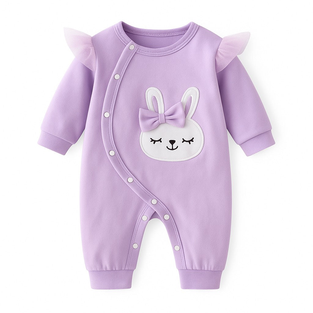 Lavender Baby Romper