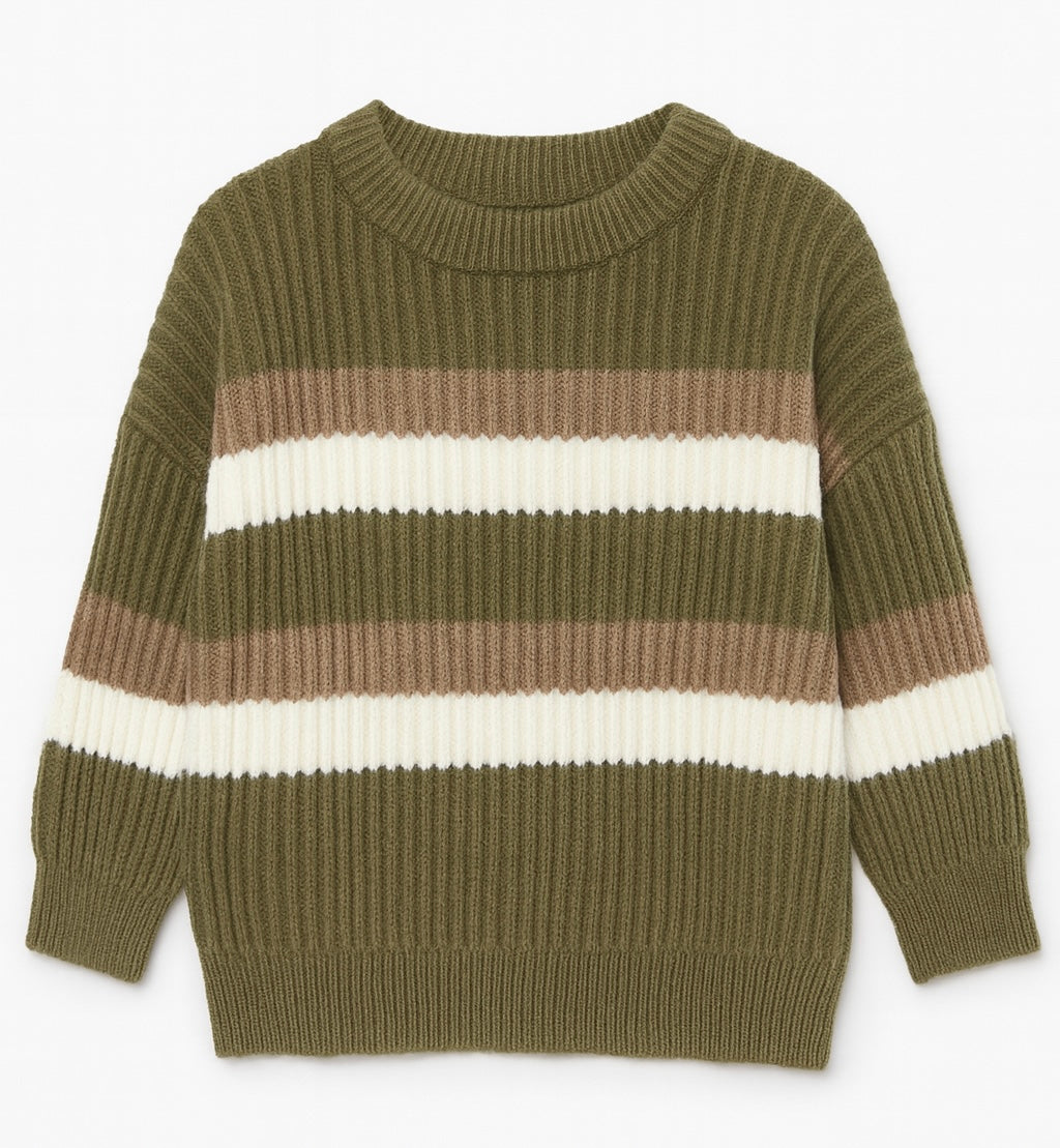 Olive Green Knit Sweater