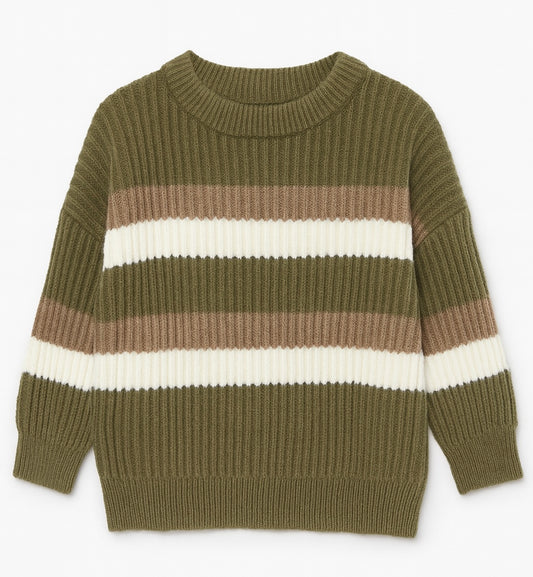 Olive Green Knit Sweater
