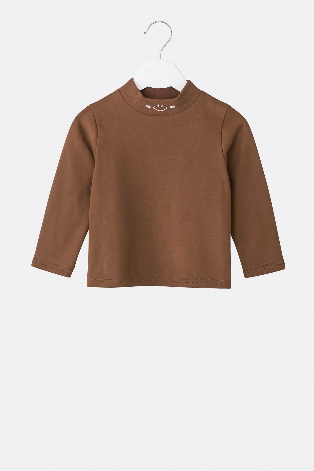 Classic Brown Long Sleeve top ( Fleece )