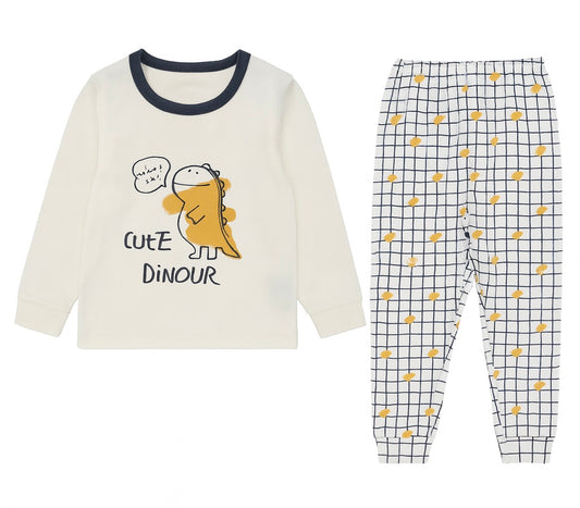 Pajama Set – Cute Cartoon Print