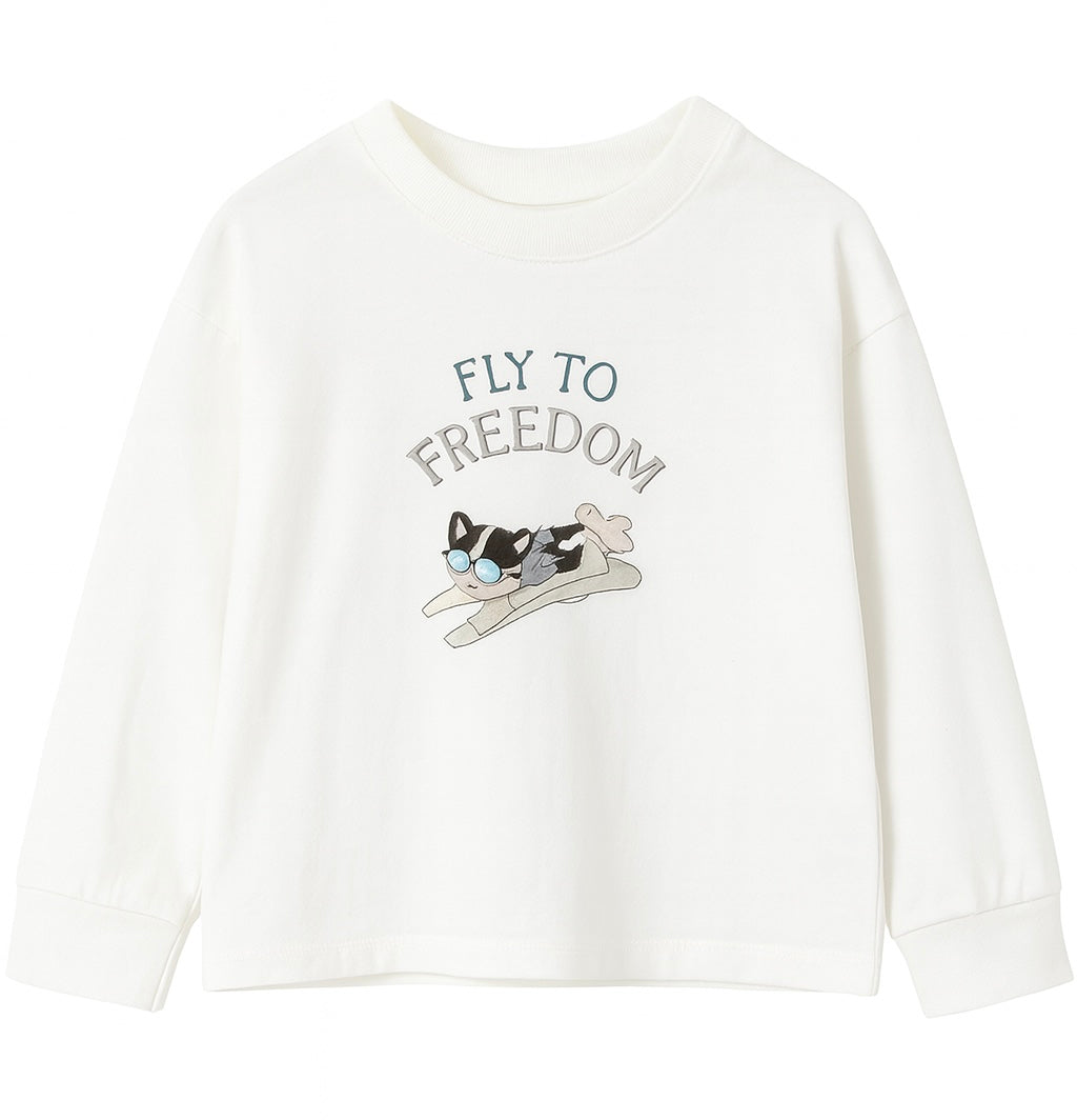 White Long-Sleeve Tee