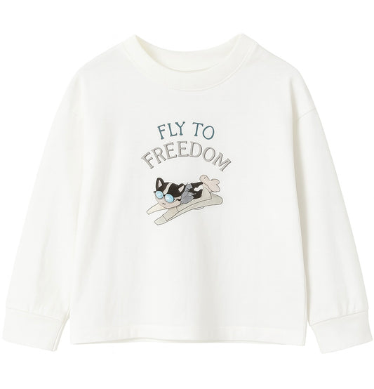 White Long-Sleeve Tee