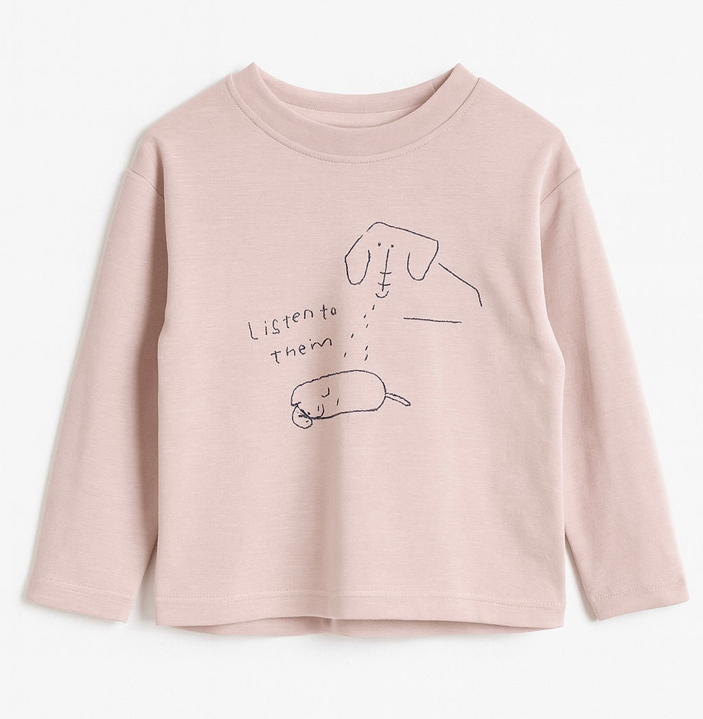 Pink Long Sleeve T-shirt