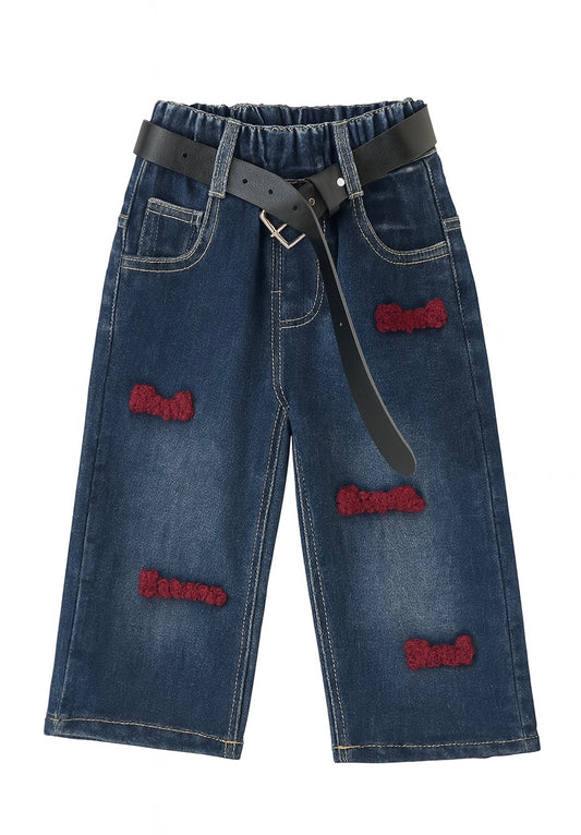 Dark Blue Denim Jeans