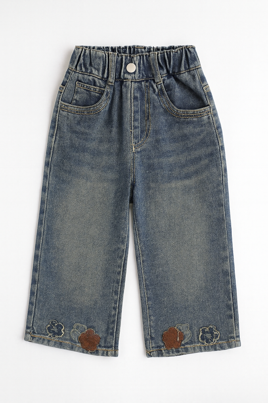 Playful Denim with Fun Cloud Details