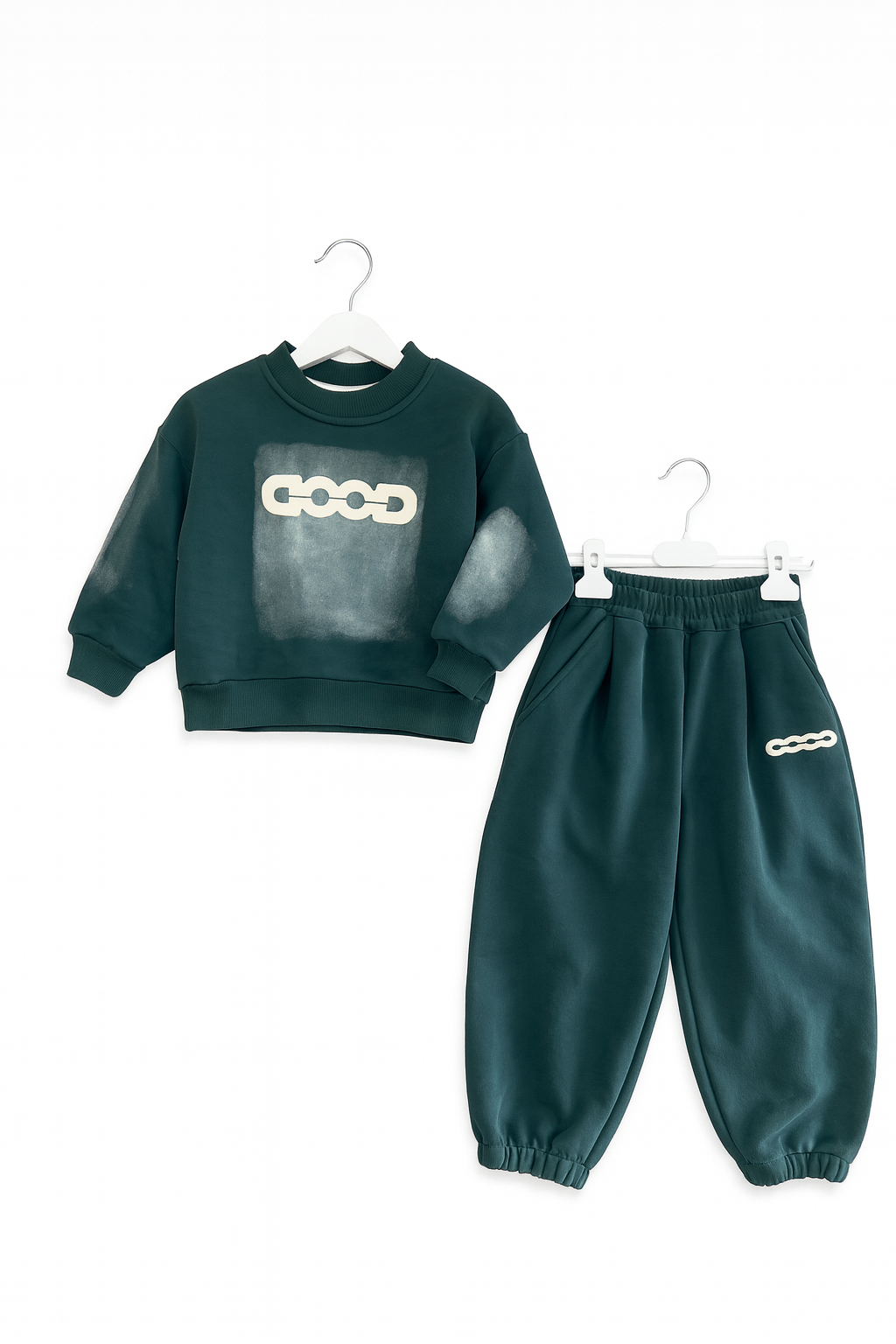 Green Fleece Tracksuit