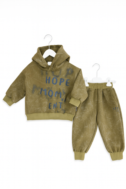 Olive Fleece Tracksuit