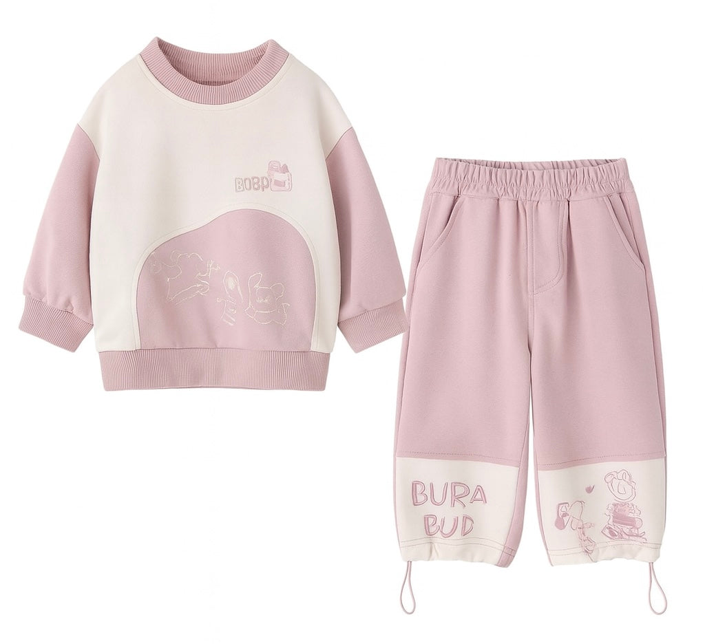 Cartoon Tracksuit - Cozy Long Sleeve