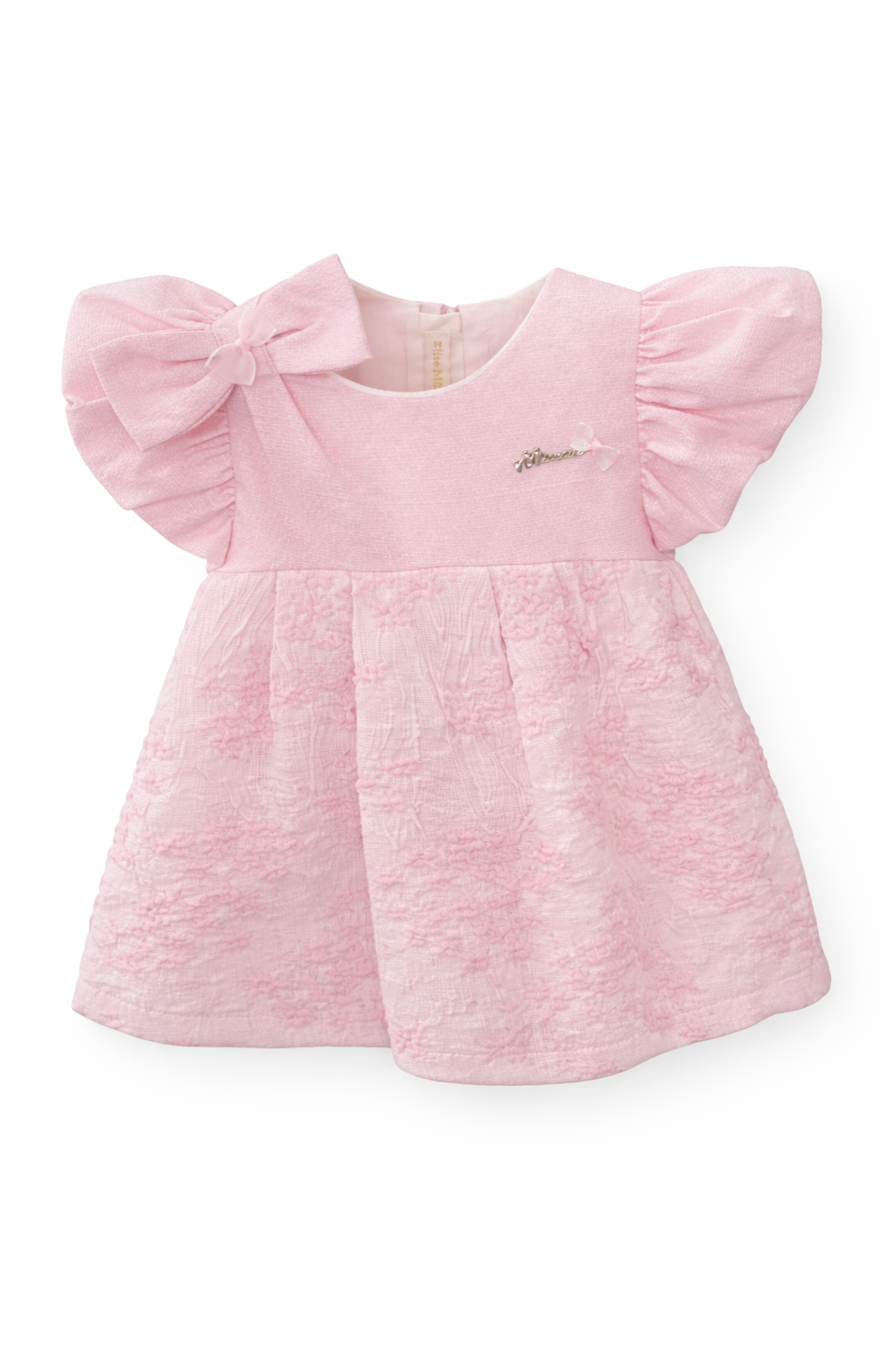 Blush Pink Puff Sleeve Dress