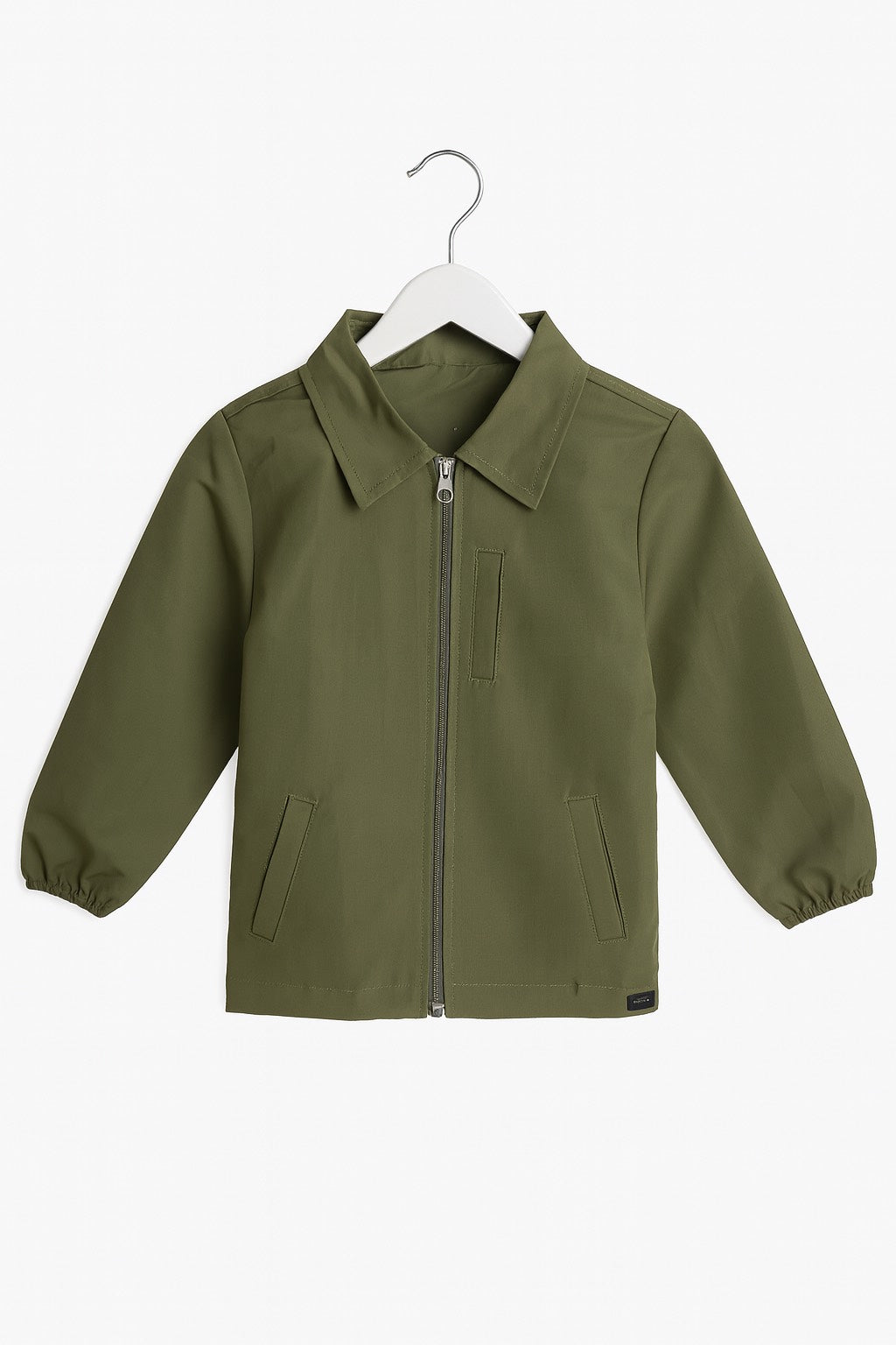 Olive Green Zip-up Jacket