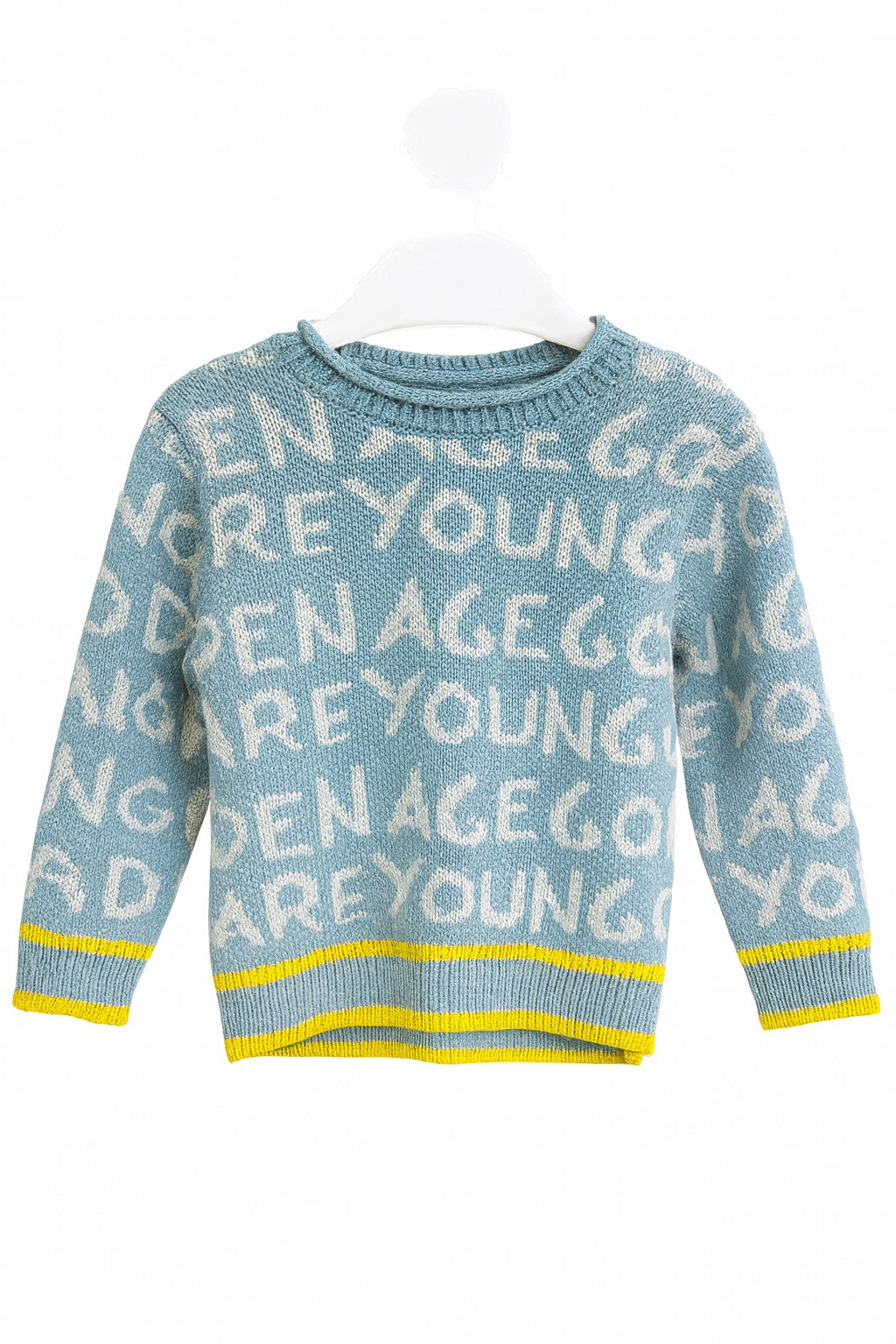 Blue Graphic Sweater
