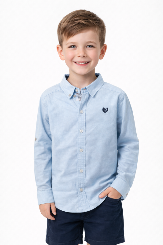 Classic Light Blue Button-Down Shirt
