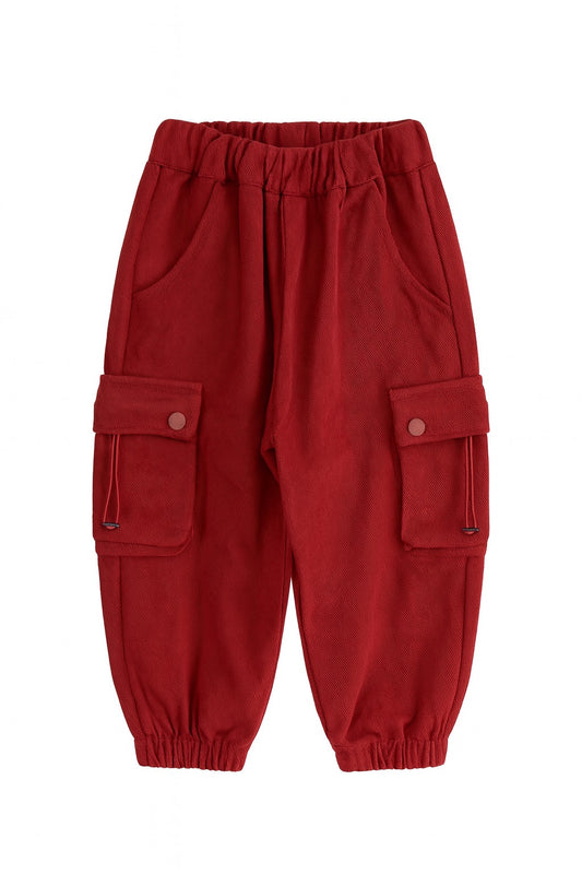 Burgundy Cargo Pant