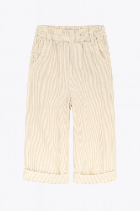 Beige Curduroy Pant