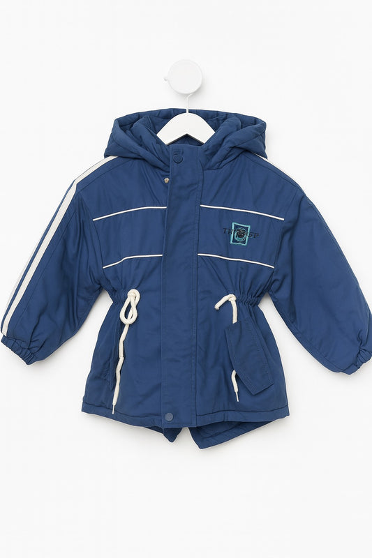 Blue Hooded Jacket