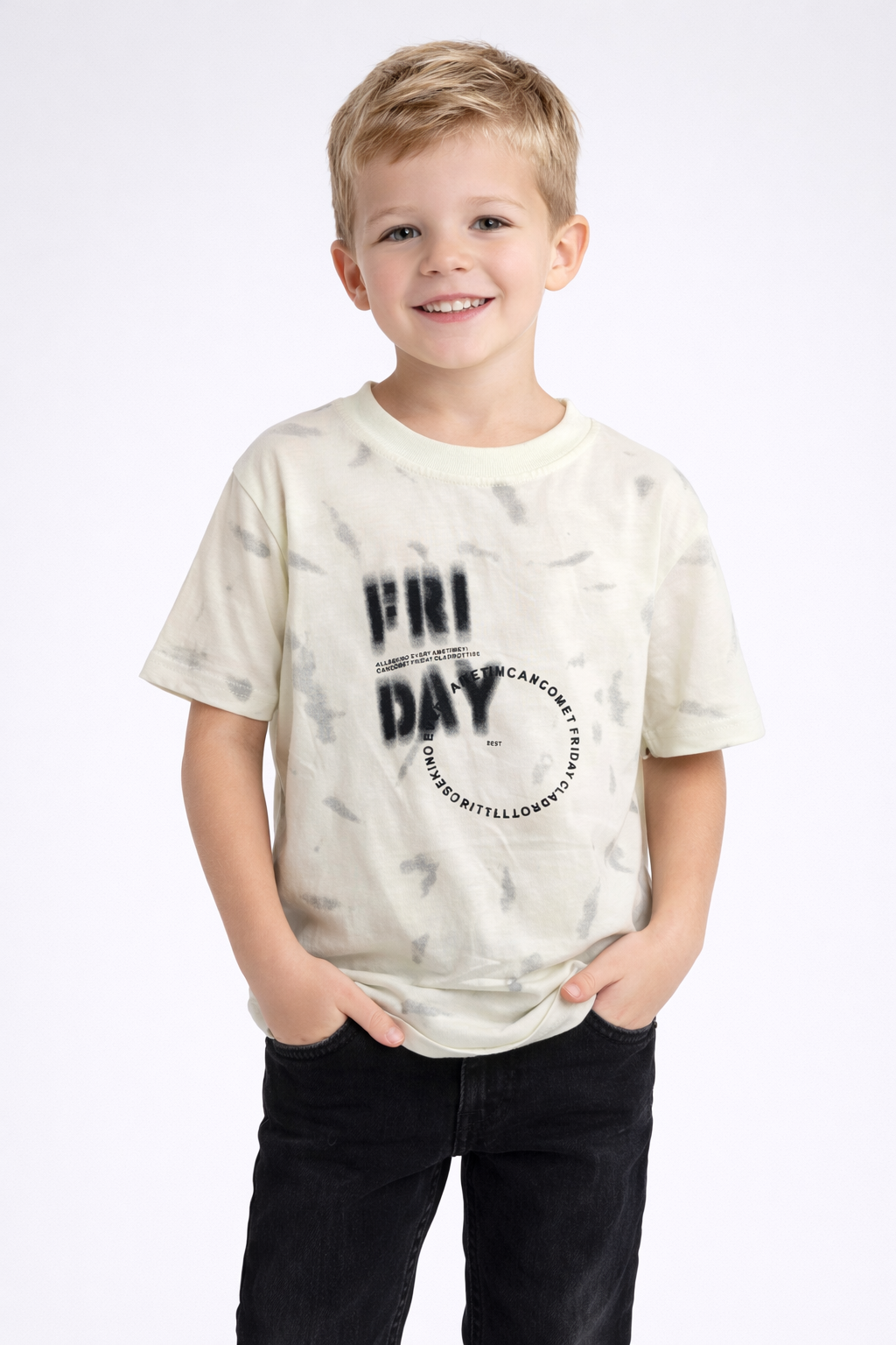 “Friday” Printed Casual T-Shirt