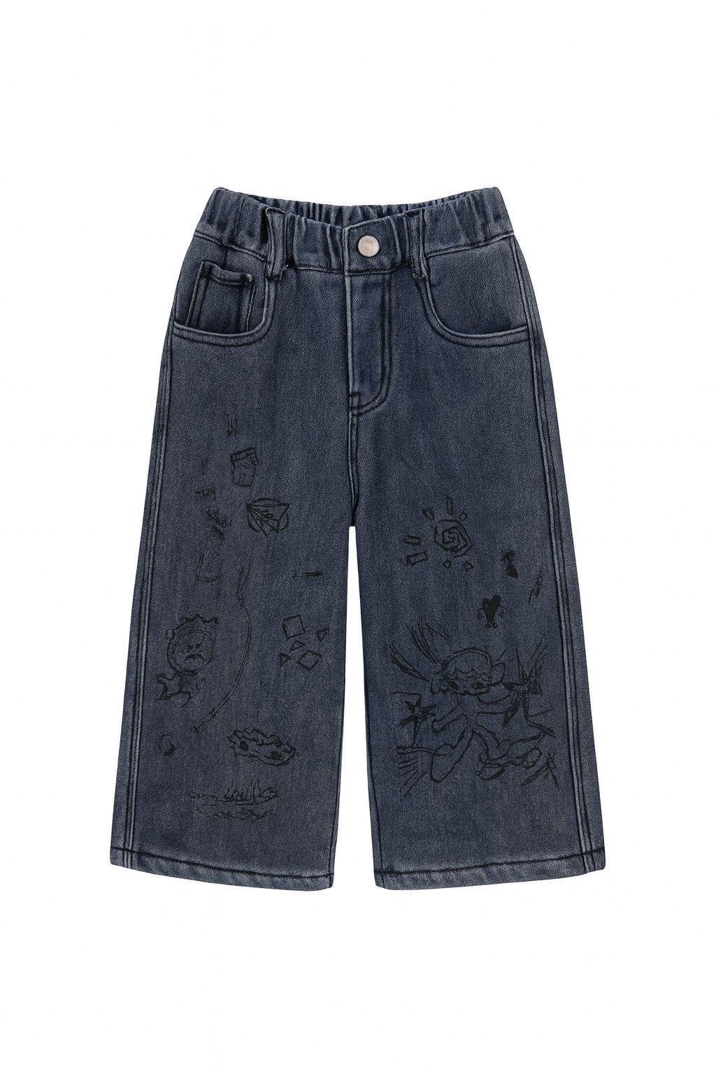 Dark wash Fleece Jeans