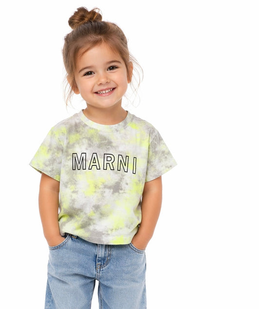 Cotton Tie-Dye Graphic T-Shirt