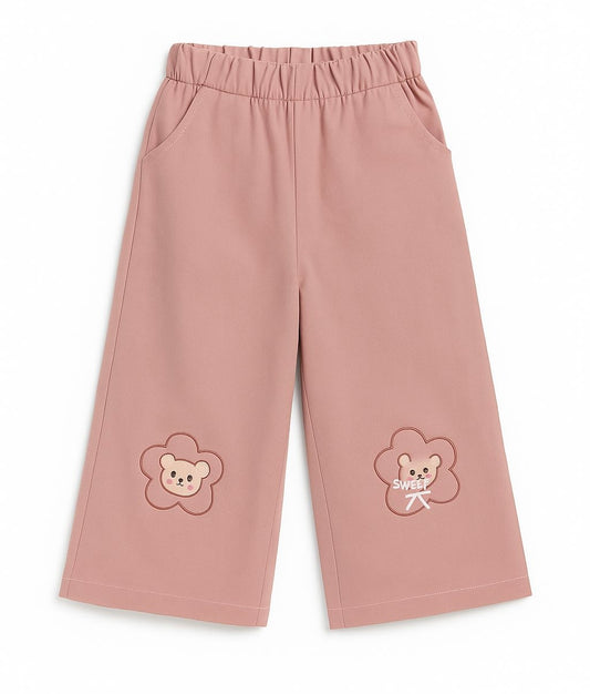 Cute Bear Patch Pant