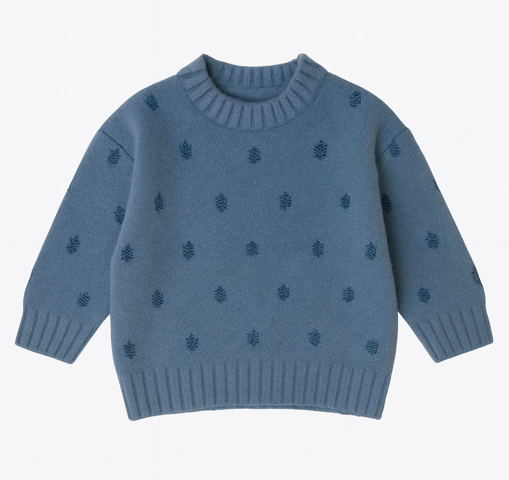 Soft Blue Knit Sweater