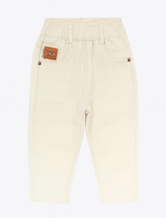 Cream fleece Pants