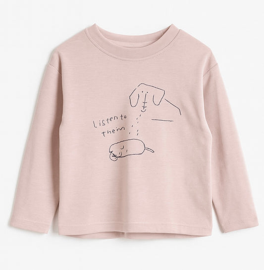 Pink Long Sleeve T-shirt
