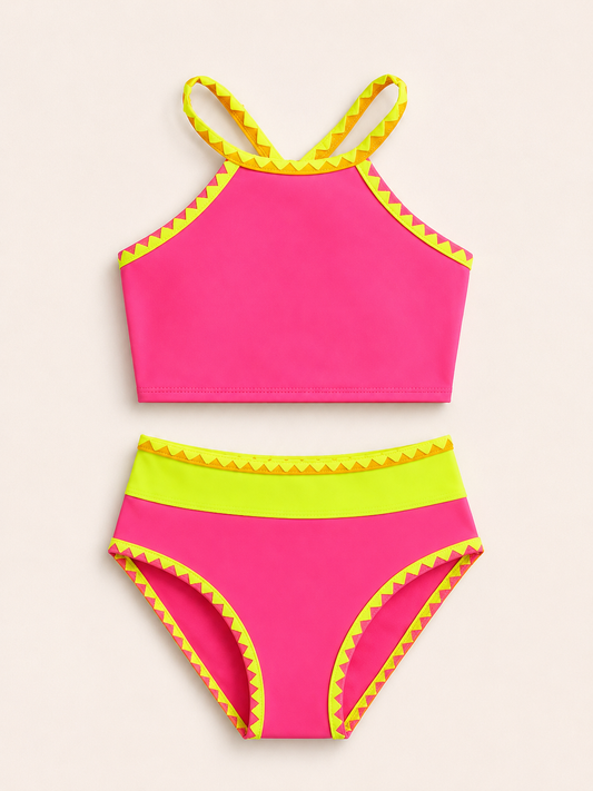 Neon Pop Girls Bikini Set