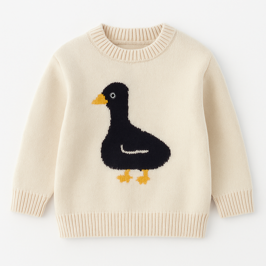 Cream Cozy Knit Sweater