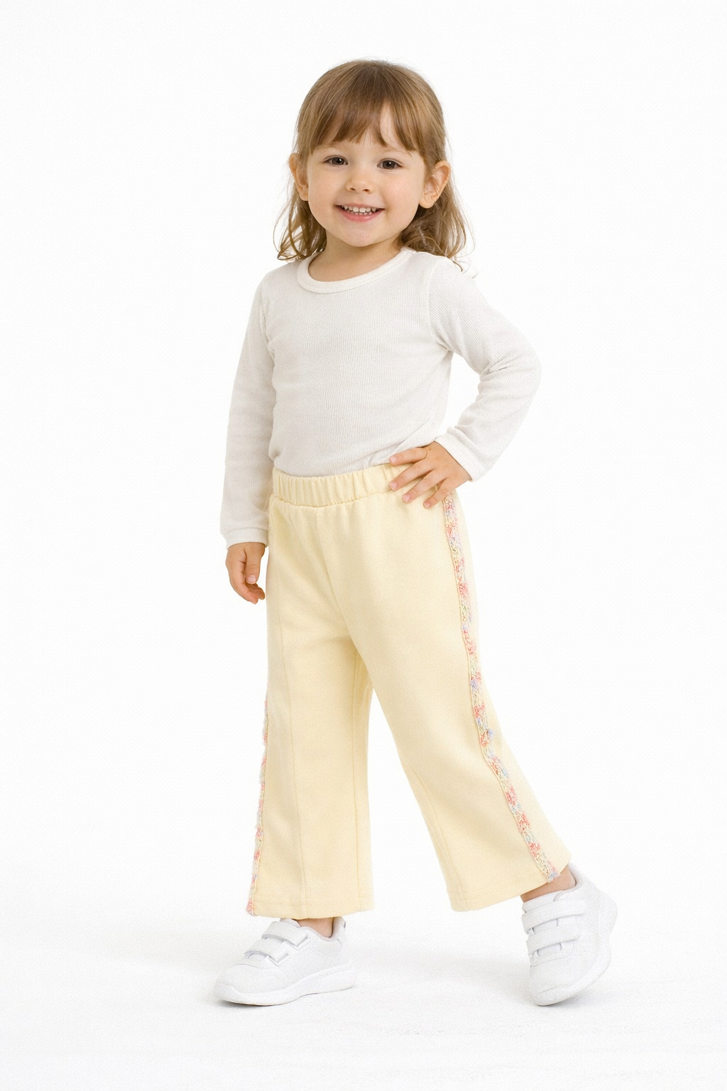 Yellow Flared Pants