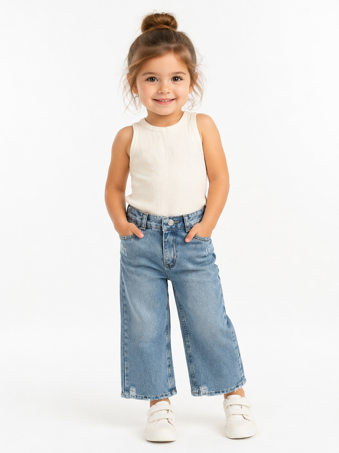 Classic Blue Wide Jeans