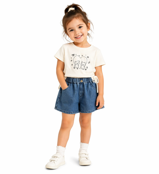 Blue Denim Skirt