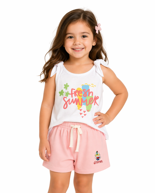 Fresh Summer Shorts Set