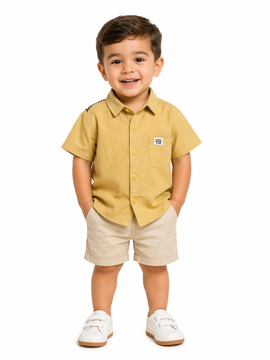 Mustard Short Sleeve Shirt