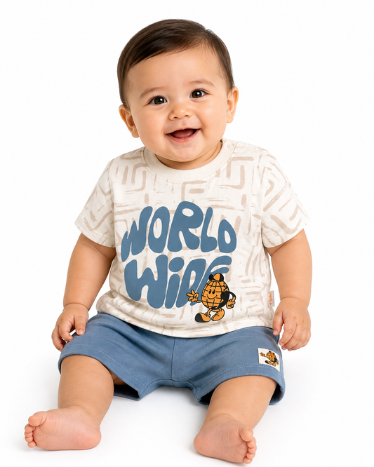 World Wide Summer Baby Outfit Set