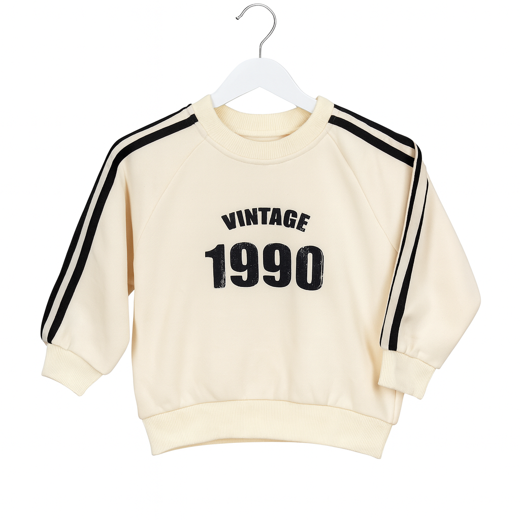 Vintage 1990 Cream Sweatshirt